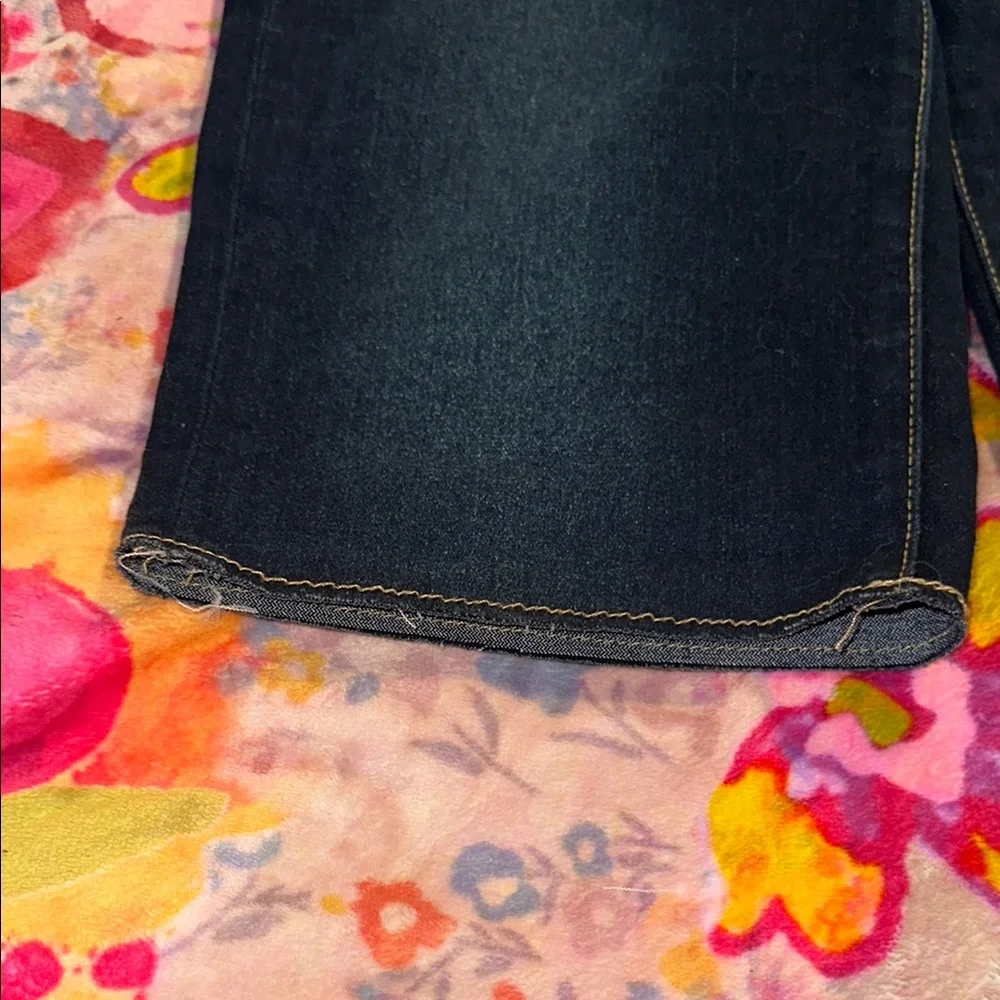 PAIGE Blue Denim hand Cutoff Jeans Shorts Size 26